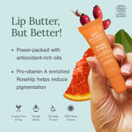 Buy Juicy Chemistry Organic Lip Balm Fortified with Blood Orange & Rosehip, 10 gm | Deeply Moisturising & Brightening Lip Care | 100% Natural | Certified Organic & Cruelty-Free - Purplle
