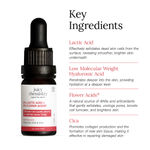 Buy Juicy Chemistry 5% Lactic Acid + 3% Flower Acids Serum, 10 ml | Gentle Exfoliating | Brightening Face Serum for Smooth & Radiant Skin | Organic | Lightweight & Non-Greasy | For Men & Women - Purplle