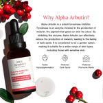 Buy Juicy Chemistry 2% Alpha Arbutin + D-Gallic Acid Serum, 30 ml | Brightens Skin | Fades Dark Spots & Hyperpigmentation | Certified Organic, Alcohol-Free, Non-Comedogenic| For Men & Women - Purplle