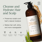 Buy Juicy Chemistry Certified Organic Moisturising Daily Use Shampoo Fortified with Rice Water & Oat Milk, 500 ml | Hydrating | Gentle Hair Care - Purplle