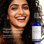 Buy Juicy Chemistry Organic Rosemary Water (Hydrosol), 100 ml | 100% Pure Steam Distilled Toner & Hair Mist | Boosts Hair Growth | Reduces Dandruff & Clarifies Skin | Pure, Organic & Alcohol-Free| For Men & Women - Purplle