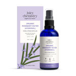 Buy Juicy Chemistry Organic Rosemary Water (Hydrosol), 100 ml | 100% Pure Steam Distilled Toner & Hair Mist | Boosts Hair Growth | Reduces Dandruff & Clarifies Skin | Pure, Organic & Alcohol-Free| For Men & Women - Purplle