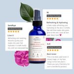 Buy Juicy Chemistry Organic Damask Rose Water (Hydrosol), 50 ml | 100% Pure Steam Distilled Toner | Hydrates | Soothes & Balances Skin | Certified Organic, Alcohol-Free Face Mist | For Men & Women - Purplle