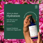 Buy Juicy Chemistry Organic Damask Rose Water (Hydrosol), 50 ml | 100% Pure Steam Distilled Toner | Hydrates | Soothes & Balances Skin | Certified Organic, Alcohol-Free Face Mist | For Men & Women - Purplle