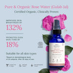 Buy Juicy Chemistry Organic Damask Rose Water (Hydrosol), 50 ml | 100% Pure Steam Distilled Toner | Hydrates | Soothes & Balances Skin | Certified Organic, Alcohol-Free Face Mist | For Men & Women - Purplle