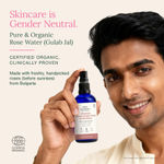 Buy Juicy Chemistry Organic Damask Rose Water (Hydrosol), 50 ml | 100% Pure Steam Distilled Toner | Hydrates | Soothes & Balances Skin | Certified Organic, Alcohol-Free Face Mist | For Men & Women - Purplle