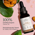 Buy Juicy Chemistry 100% Pure & Organic Sweet Almond Oil, 30 ml | Moisturizes Skin | Nourishes Hair & Supports Sensitive Skin | Cold-Pressed | Certified Organic - Purplle