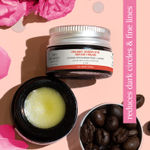 Buy Juicy Chemistry Organic Under Eye Repair Cream Fortified with Damask Rose & Coffee, 5 gm | Dark Circle & Puffiness Reduction | Hydrating & Brightening Eye Cream | 100% Natural - Purplle