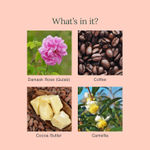 Buy Juicy Chemistry Organic Under Eye Repair Cream Fortified with Damask Rose & Coffee, 5 gm | Dark Circle & Puffiness Reduction | Hydrating & Brightening Eye Cream | 100% Natural - Purplle