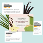 Buy Juicy Chemistry Ultra Moisturising & Luxury Organic Soap Fortified with Vanilla & Coconut, 100 gm | Hydrating & Nourishing Soap for Skin & Hair - Purplle