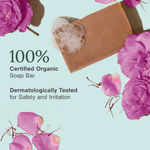 Buy Juicy Chemistry Ultra Moisturising & Luxury Organic Soap Fortified with Damask Rose & Saffron, 100 gm | Brightening & Hydrating Natural Soap - Purplle