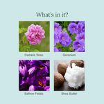 Buy Juicy Chemistry Ultra Moisturising & Luxury Organic Soap Fortified with Damask Rose & Saffron, 100 gm | Brightening & Hydrating Natural Soap - Purplle