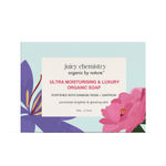 Buy Juicy Chemistry Ultra Moisturising & Luxury Organic Soap Fortified with Damask Rose & Saffron, 100 gm | Brightening & Hydrating Natural Soap - Purplle