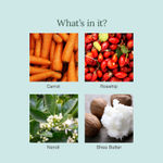 Buy Juicy Chemistry Ultra Moisturising & Luxury Organic Soap Fortified with Carrot & Rosehip, 100 gm | Brightening & Hydrating Natural Soap - Purplle