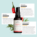 Buy Juicy Chemistry 100% Natural Hair Growth Oil Fortified with Chilli & Rosemary, 30 ml | Strengthens, Nourishes & Promotes Hair Growth | Organic Hair Care | For Men & Women - Purplle