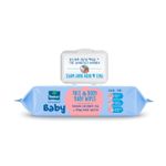 Buy Parachute Advansed Baby | Face & Body Baby Wipes | With Virgin Coconut Oil & 99% Pure Water | Hypoallergenic, Dermatologically Tested & pH Balanced | Moisture-lock Lid | 72 wipes - Purplle