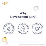 Buy Dove Serum Bar Collection | 625 gm (125 x 5) | Nourish, Radiance, Hydrate, Glow, Sensitive Care - Purplle