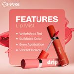 Buy MARS Drip Lip Mist for Women (4.5 ml) (03-Rosewood Drip) | Dual Function | Buildable Color | Glossy Finish | Long-Lasting | Hydration | Light-Weight Formula | Non-Patchy Reapplication - Purplle