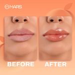 Buy MARS Color Changing Lip Oil (4.5 ml) (04-PEACHY DEW) With Fat Applicator | Skin Nourishing Ingredients - Olive Fruit Oil, Jojoba Oil | Hydrating & Moisturising - Purplle