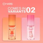 Buy MARS Color Changing Lip Oil (4.5 ml) (04-PEACHY DEW) With Fat Applicator | Skin Nourishing Ingredients - Olive Fruit Oil, Jojoba Oil | Hydrating & Moisturising - Purplle