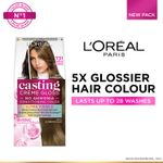 Buy L'Oreal Paris Casting Creme Gloss Hair Color With Glycolic Gloss Complex | 5X Glossier Hair Color | Ultra Visible Shade 731 - Biege Blonde | 60 ml + 40 gm + 60 gm - Purplle