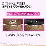 Buy L'Oreal Paris Casting Creme Gloss Hair Color With Glycolic Gloss Complex | 5X Glossier Hair Color | Ultra Visible Shade 812 - Almond Blonde | 60 ml + 40 gm + 60 gm - Purplle