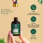 Buy Parachute Advansed Tea Tree Essential Oil | 100% Pure| for Dandruff Control & Glowing Skin | Moisturises dry hair, Controls Dandruff , for Healthy & Clear looking Skin - 14 ml - Purplle