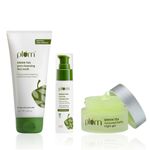 Buy Plum Green Tea AM to PM Combo of 3 - Face wash 75 ml, Moisturizer 50 ml, Night Gel 15 ml - Skincare Kit - Purplle