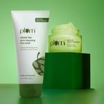 Buy Plum Green Tea Cleanse and Repair Combo of 2 - Night Gel 15 ml, Face wash 75 ml - Skincare Kit - Purplle
