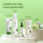 Buy Plum Green Tea Complete Routine Combo of 5 - Face wash 75 ml, Toner 200 ml, Moisturizer 50 ml, Sunscreen Gel 50 gm, Night Gel 15 ml - Skincare Kit - Purplle