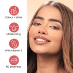 Buy Swiss Beauty Moist Heist Tinted Lip Gloss | Colour + Shine | Moisturises | With Vitamin E | Non-Sticky | Long-Lasting - 4.8 gm, Nude Code - Purplle