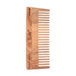 Buy Gubb Wide Teeth Neem Wood Comb Pack of 1 - Purplle
