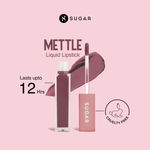 Buy SUGAR Cosmetics Mettle Matte Liquid Lipstick For Women | Highly Pigmented | Transferproof & Long Lasting |7Ml - 03 Estella (Neutral Pinky Brown) - Purplle