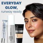 Buy Faces Canada Flawless Finish Kit (Ultime Pro Makeup Fixer 50 ml + Strobe Cream Mini- Silver (18 gm) + All Day Hydra Matte Foundation - Mini + Comfy Matte Wow Liquid Lipstick - Choco Couture + Magneteyes Kajal - Black) Combo of 5 - Purplle