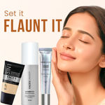 Buy Faces Canada Bold & Bright Kit (Ultime Pro Makeup Fixer 50 ml + Strobe Cream Mini- Silver (18 gm) + All Day Hydra Matte Foundation - Mini + Comfy Matte Wow Liquid Lipstick - Choco Couture + Magneteyes Eyeliner - Black) Combo of 5 - Purplle