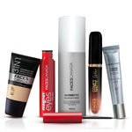 Buy Faces Canada Bold & Bright Kit (Ultime Pro Makeup Fixer 50 ml + Strobe Cream Mini- Silver (18 gm) + All Day Hydra Matte Foundation - Mini + Comfy Matte Wow Liquid Lipstick - Choco Couture + Magneteyes Eyeliner - Black) Combo of 5 - Purplle