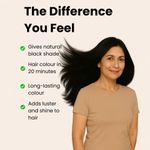 Buy The Wellness Shop Instant Hair Colour Shampoo (Black) 75 ml - Purplle