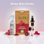 Buy Alps Goodness X Good Vibes Glowy Skin Combo | Alps Goodness Fermented Rice Water (100 ml) | Alps Goodness Beetroot Powder (50 gm) | Good Vibes Ubtan Insta Glow Toner (120 ml) | Good Vibes Beetroot Plumping Lip Balm 5.5 gm Combo of 4 - Purplle