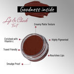 Buy Seven Seas Lip & Cheek Tint - 02 Maroon (8 gm+B28) | Enriched with Vitamin C For Lips, Eyelids & Cheeks, Matte Finish - Purplle