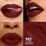 Buy Seven Seas Velvet Shot Matte Lipstick - 102-Magnet Maroon (3.8 gm) | 24 Hr. Long Lasting and Waterproof | Lipstick for Women - Purplle