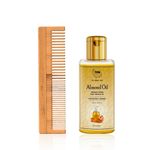 Buy TNW - The Natural Wash Pure Almond Oil 100 ml & Neem Comb | Combo of 2 - Purplle