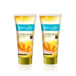 Buy Everyuth Naturals Golden Glow Peel-Off Mask with 24K Gold Pack of 2 | Enriched with 24K Gold for Instant Radiance & Brightening | Removes Dullness & Impurities for Luminous Glow | Skincare Duo (100 gm x 2) - Purplle