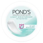 Buy Ponds Light Moisturiser Non-Oily Fresh Feel With Vitamin E + Glycerine | 100 ml - Purplle