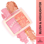 Buy Swiss Beauty Bake Me Up Blush & Highlighter | 2-In-1 Baked Formula - 12 gm, Pink Macaron - Purplle