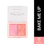 Buy Swiss Beauty Bake Me Up Blush & Highlighter | 2-In-1 Baked Formula - 12 gm, Pink Macaron - Purplle