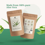 Buy Herbal Mitra Natural & Pure Aloe Vera Powder 100 gm For Hydrating Skin, Deep Cleansing | Vitamin E Reach|Paraben & Sulphate Free - Purplle