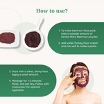 Buy Herbal Mitra Pure & Natural Beetroot Face Pack 100 gm For Skin Brightening, Healthy Pinkish Skin & Rosy Cheeks, Glowing & Shiny Skin | Paraben & Sulphate Free - Purplle