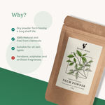 Buy Herbal Mitra Neem Powder for Face Pack 100 gm, Skin & Hair | Anti-Pimple, Anti-Bacterial, Fight Dandruff | 100% Pure and Natural | No Chemical, No preservative, Paraben-Free - Purplle