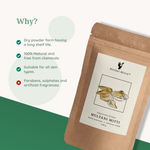 Buy Herbal Mitra Natural & Pure Multani Mitti Powder 100 gm For Face, Skin And Hair | Nourishing, Smoothening Face | Fuller's Earth, Bentonite Clay | Eco-Friendly Paper Pouch - Purplle