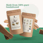 Buy Herbal Mitra Sandalwood Face Pack Powder 100 gm | Lightens Suntan, Dark Spots & Pigmentation | Prevents Acne Breakouts | Enriched with Chandan Powder for Glowing Skin & Tan Removal - Purplle